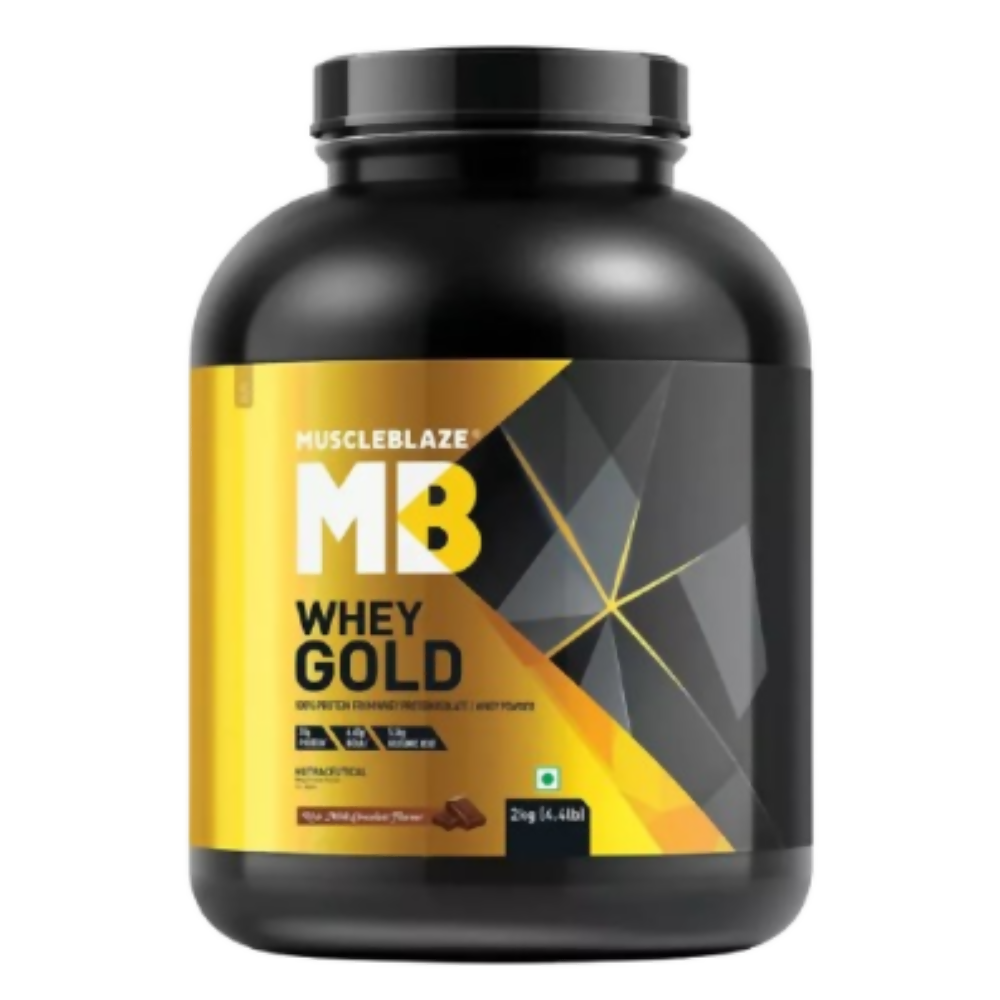 MuscleBlaze Whey Gold Richmilk Chocolate 