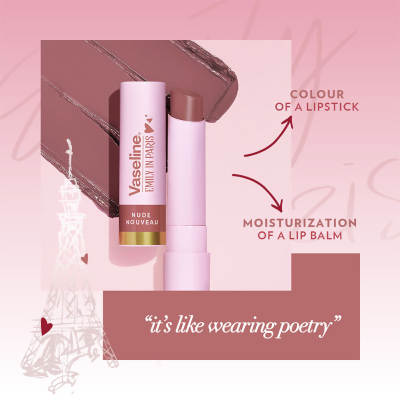Vaseline Emily In Paris Tinted Lip Balm Stick - Nude Nouveau  Grab2Buy Vaseline Grab2Buy