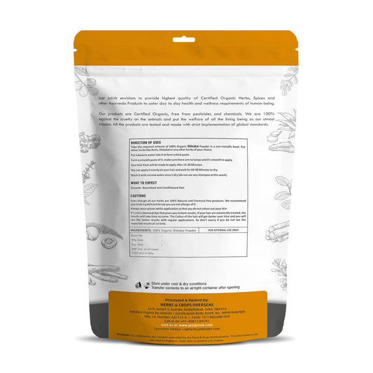 Just Jaivik Organic Shikakai Powder 