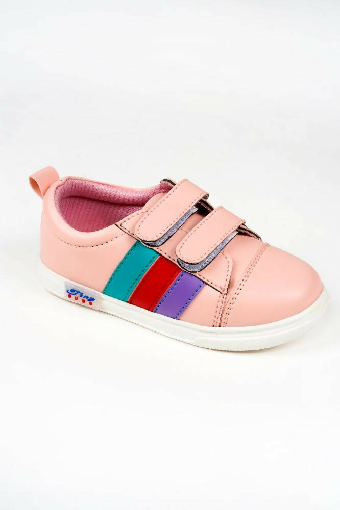 Tiny Bugs For Boys & Girls Double Velcro Sneakers - Pink  Grab2Buy Tiny Bugs Grab2Buy