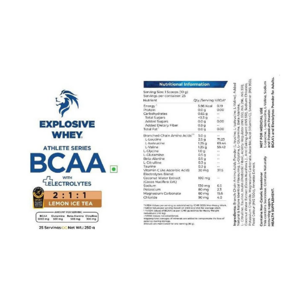 Explosive Whey Athlete Series BCAA 