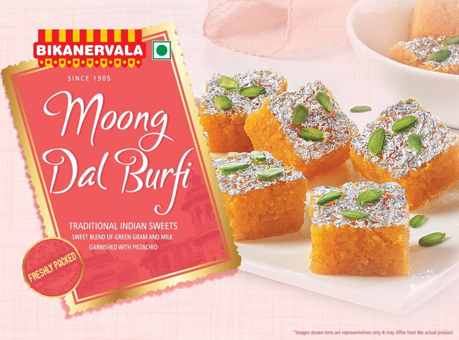 Bikanervala Moong Dal Burfi 