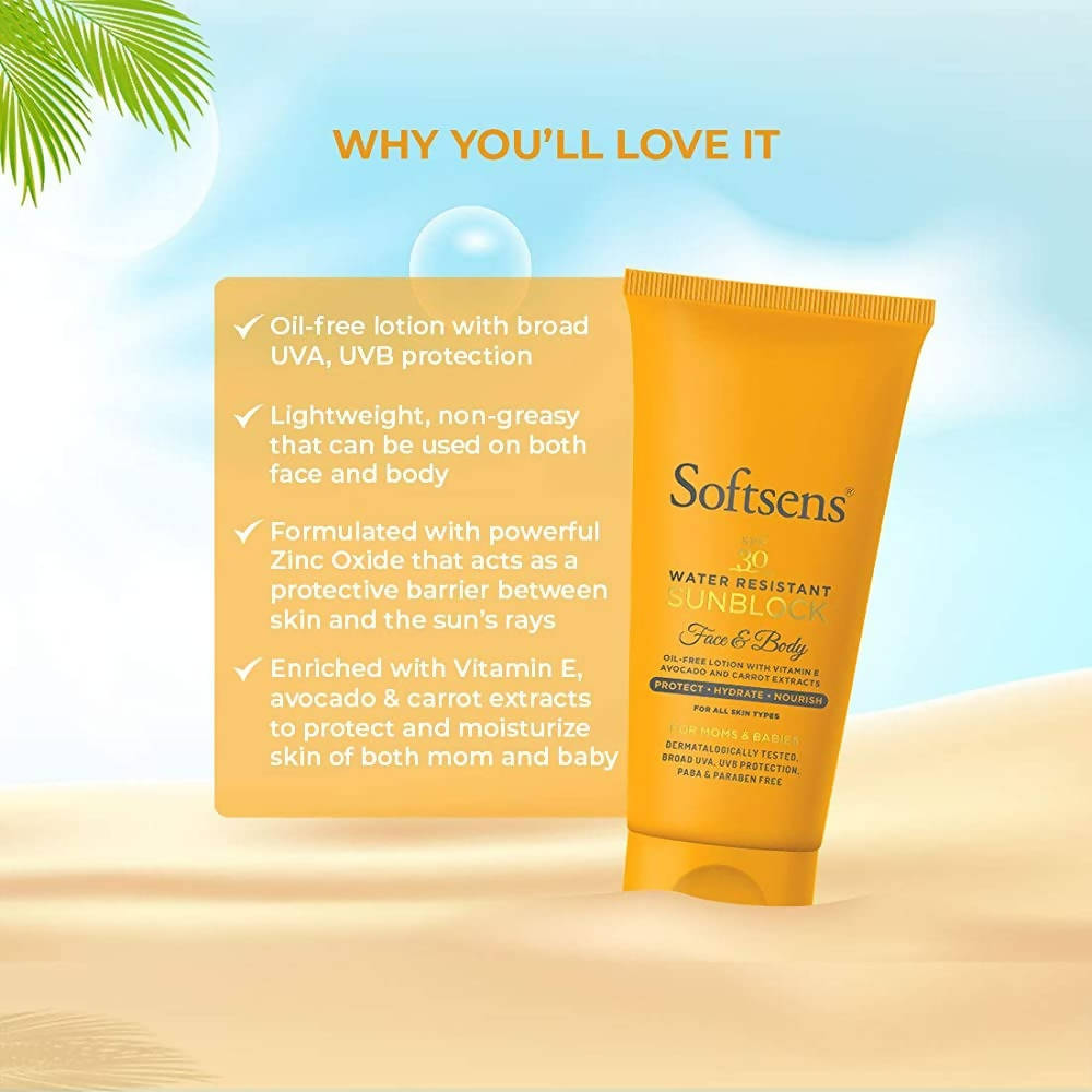 Softsens Water Resistant Sunblock 