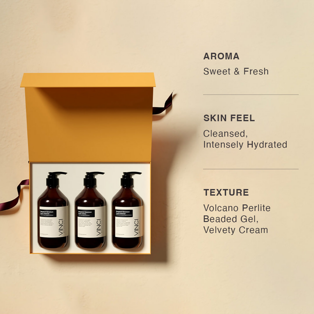 Vinci Botanicals Bergamot Geranium Trio  Grab2Buy Vinci Botanicals Grab2Buy