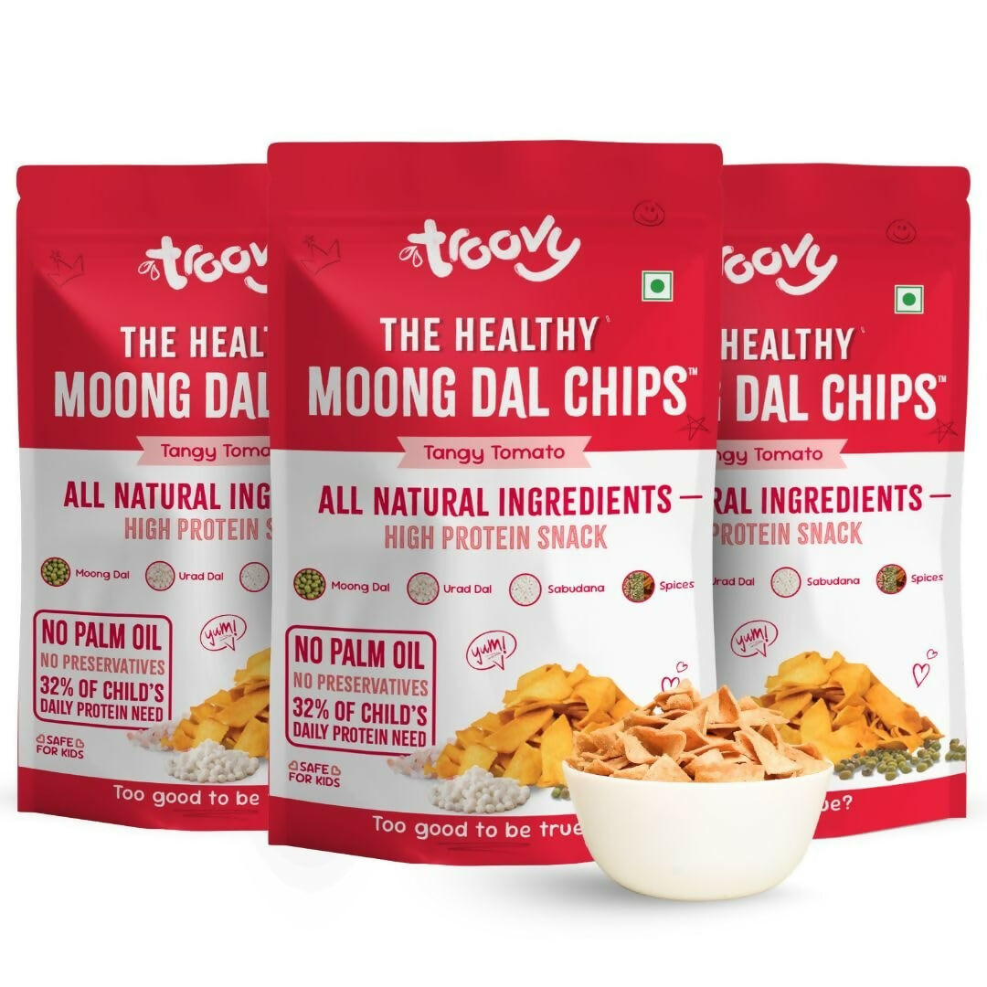 Troovy Healthy Tangy Tomato Moong Dal Chips  Grab2Buy Troovy Grab2Buy