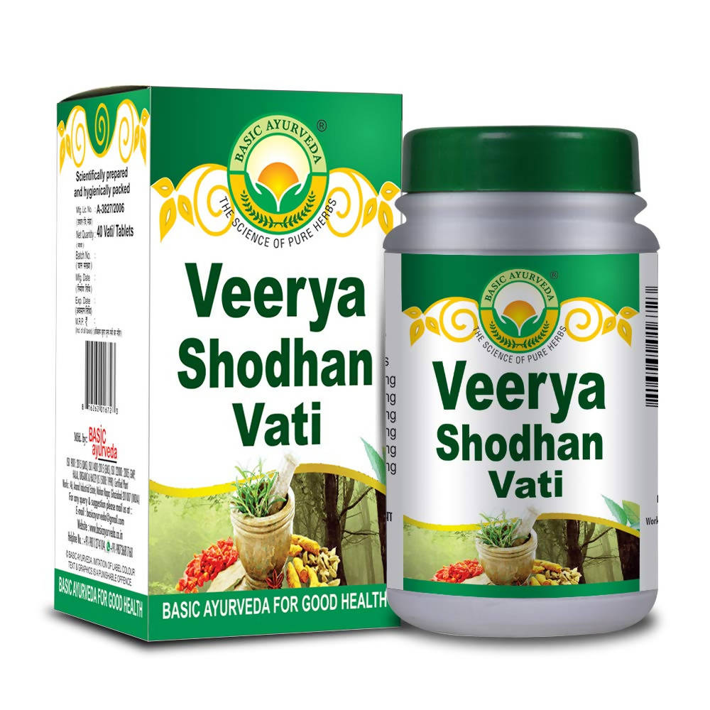 Basic Ayurveda Veerya Shodhan Vati  Grab2Buy Basic Ayurveda Grab2Buy