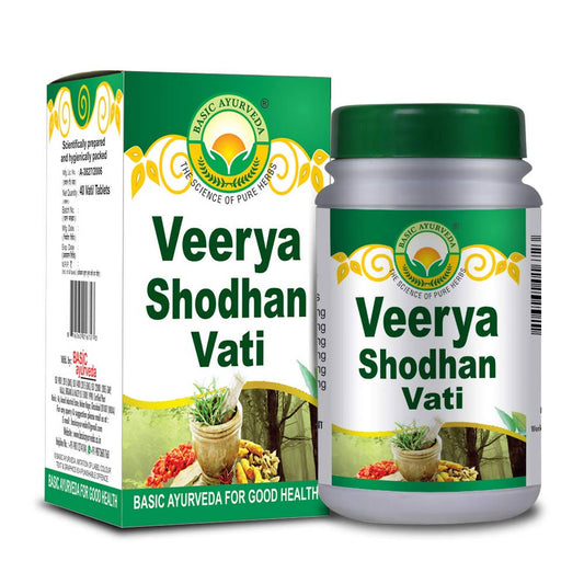 Basic Ayurveda Veerya Shodhan Vati  Grab2Buy Basic Ayurveda Grab2Buy