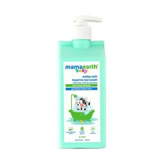 Mamaearth Milky Soft Head to Toe Wash With Oats, Milk & Calendula For Babies - Grab2buy