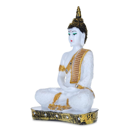 GW Creations Polyresin Sitting Buddha Idol - Grab2buy