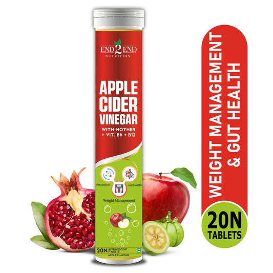 End2End Nutrition Apple Cider Vinegar Tablets 