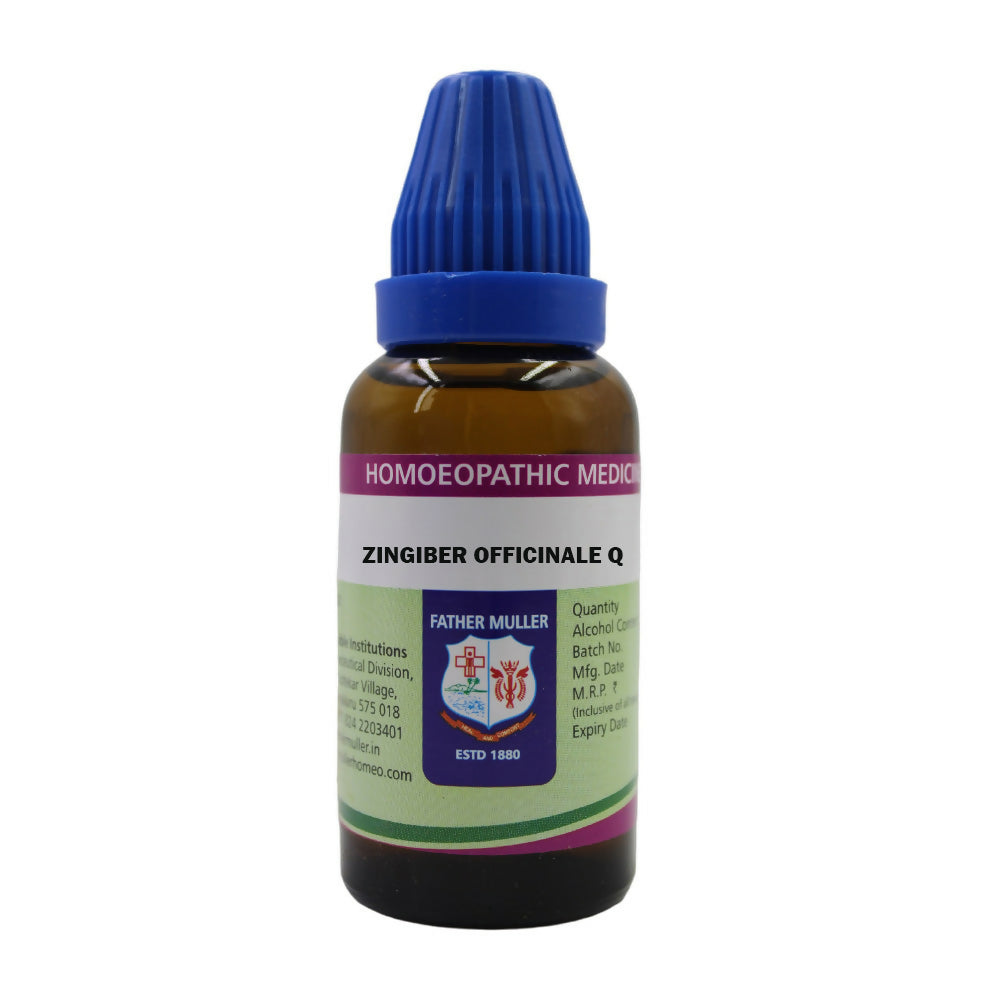 Father Muller Zingiber Officinale Mother Tincture Q - Grab2buy