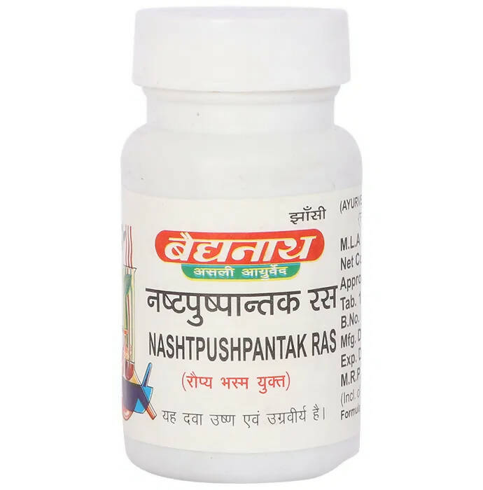 Baidyanath Jhansi Nashtpushpantak Ras Tablets 