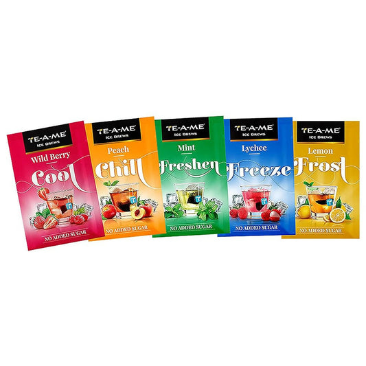 TE-A-ME Assorted Ice Infusion Tea Bags, 5 Delicious Flavor - Grab2buy