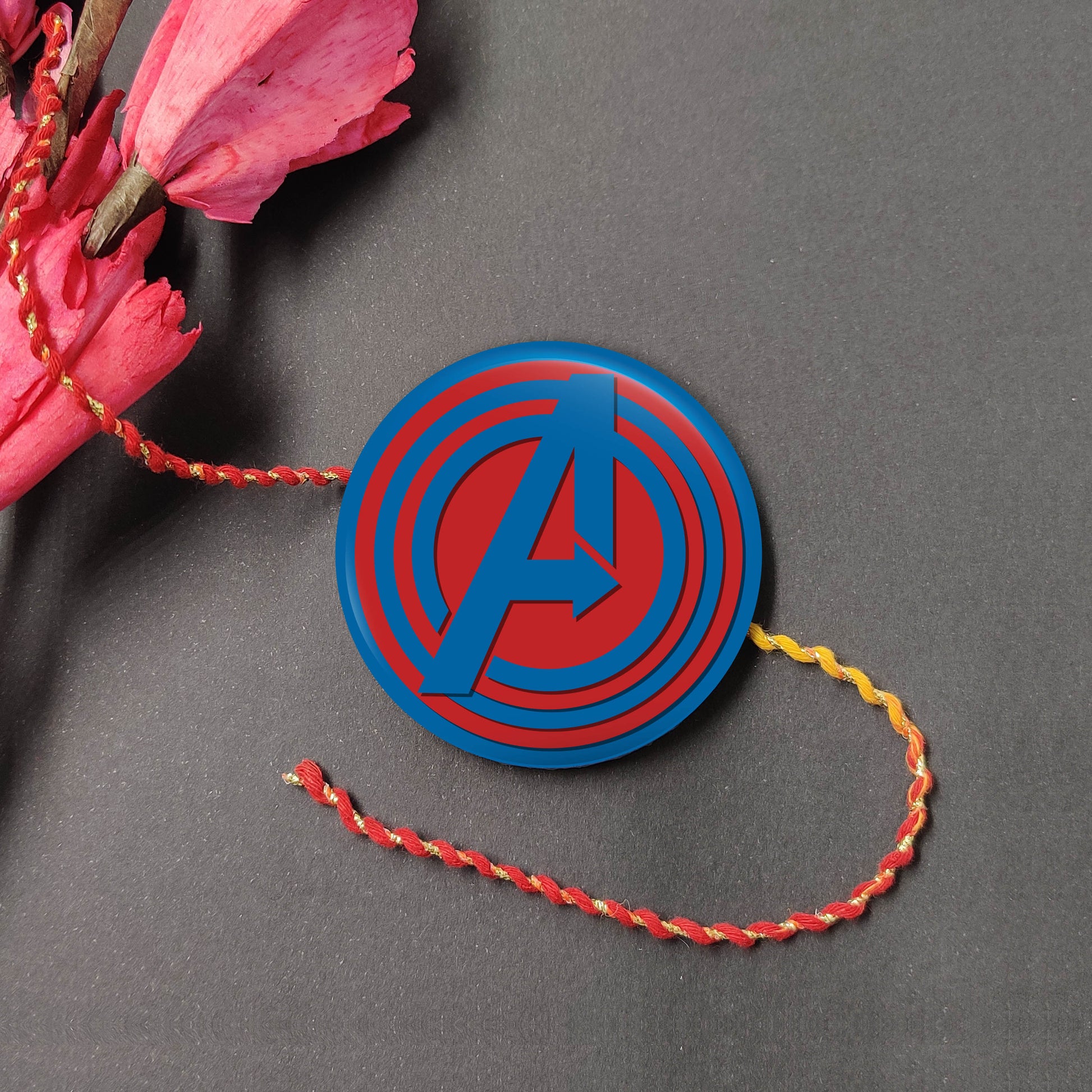 Indianvibez Avengers Metal Rakhi with Fridge Magnet - Kids Rakhi | Grab2Buy