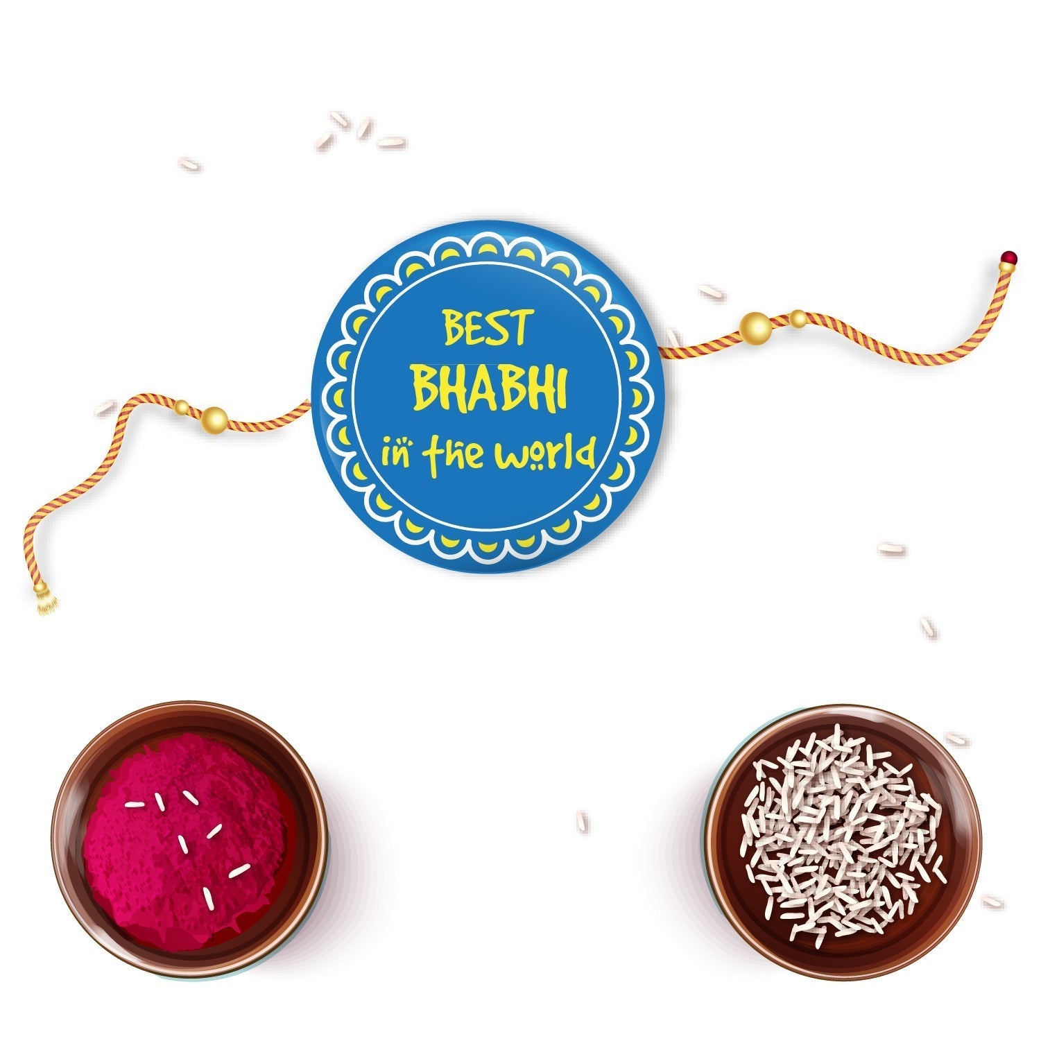 Indianvibez Super Bhaiya Wooden Rakhi, Superman Rakhi for Brother - Kids Rakhi - Swadesiicart