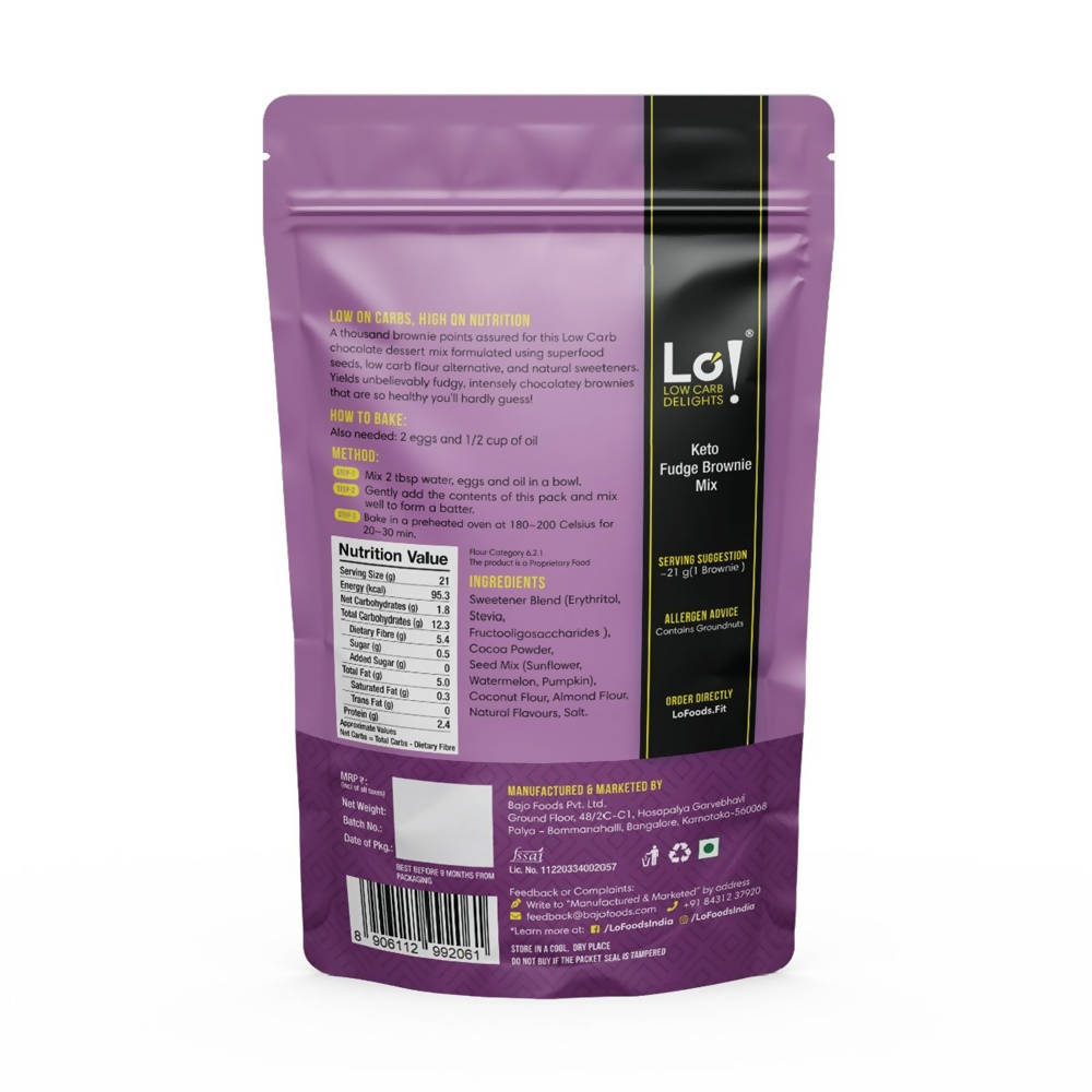 Lo Keto Fudge Brownie Mix