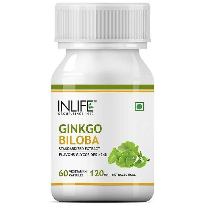 Inlife Ginkgo Biloba Extract Vegetarian Capsules 