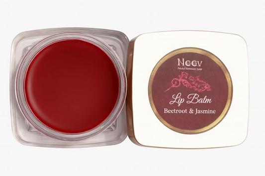 Neev Herbal Handmade Soaps Beetroot & Jasmine Lip Balm
