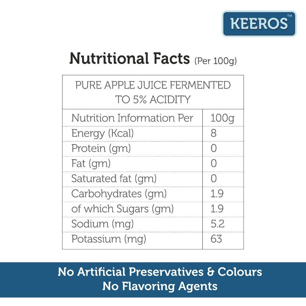 Keeros Apple Cider Vinegar with Mother Vinegar