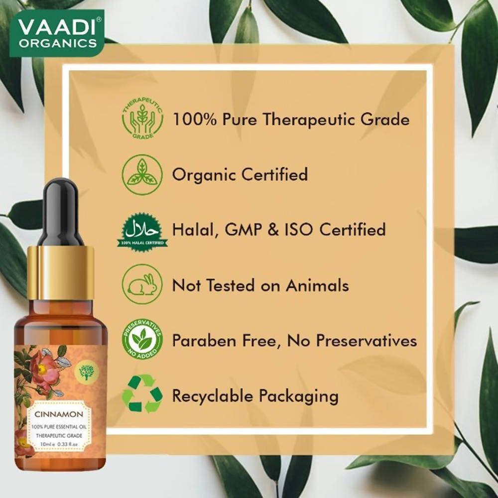 Vaadi Herbals Cinnamon 100% Pure Essential Oil Therapeutic Grade  Grab2Buy Vaadi Herbals Grab2Buy