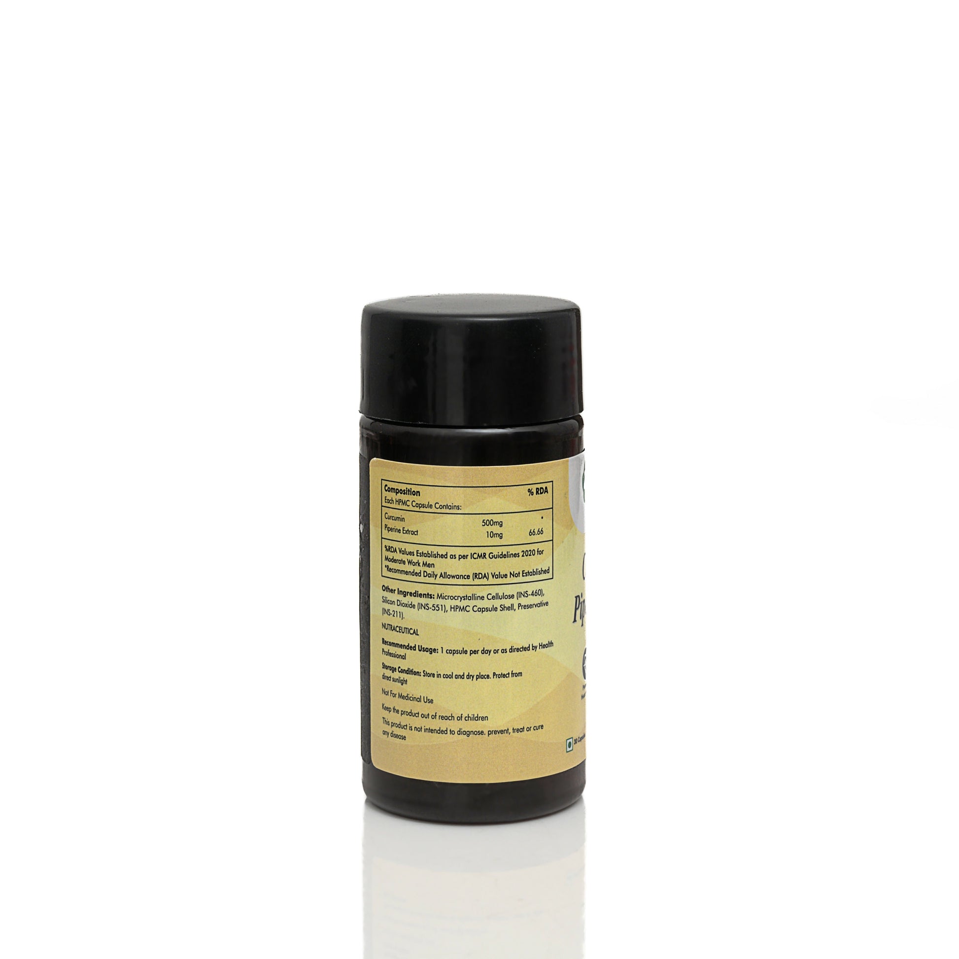 Ventin Organics Climin Curcumin with Piperine Capsules 