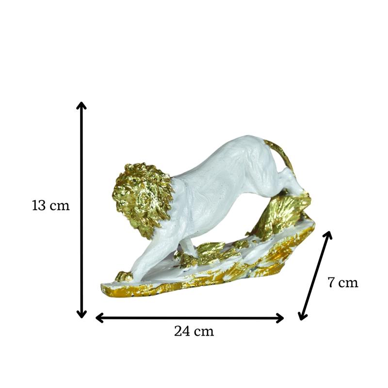 Sowpeace Resin Leaping Lion