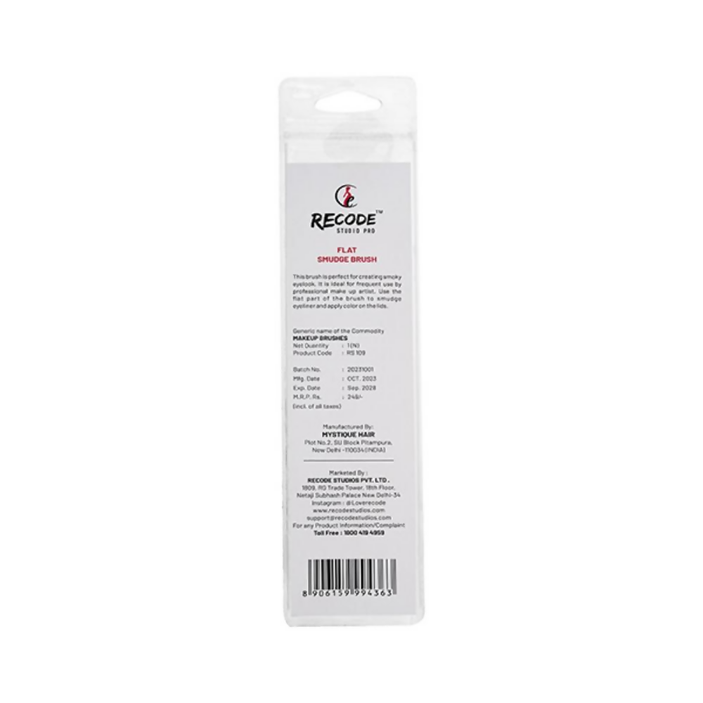 Recode Flat Smudge Brush - RS 109