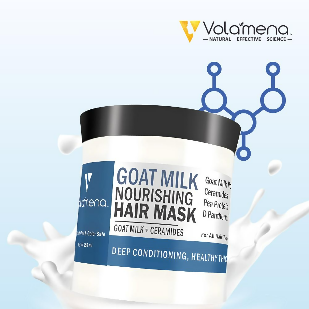 Volamena Goat Milk Hair Mask For Damaged Hair  Grab2Buy Volamena Grab2Buy