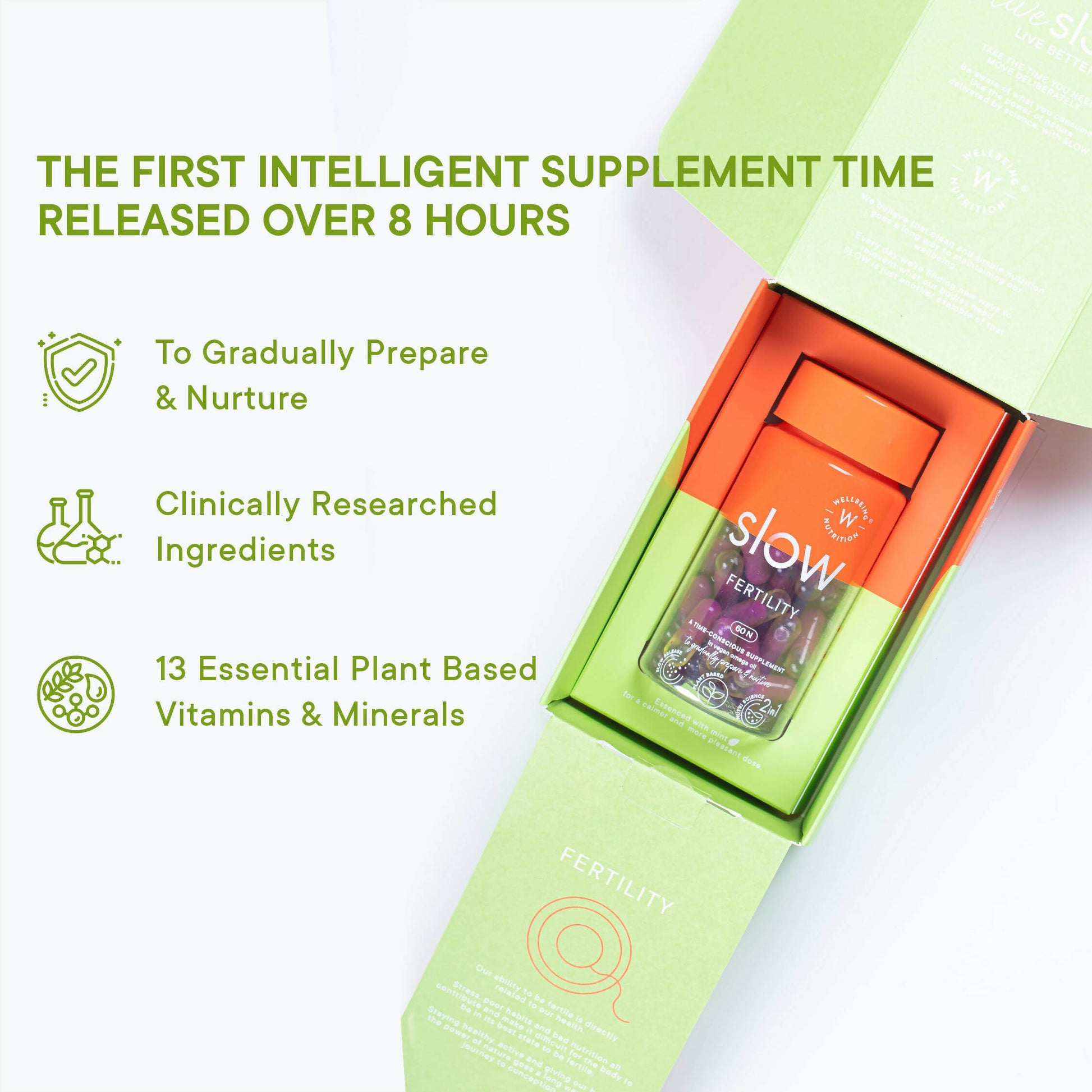 Wellbeing Nutrition Slow | Fertility for Her Capsules - Grab2buy