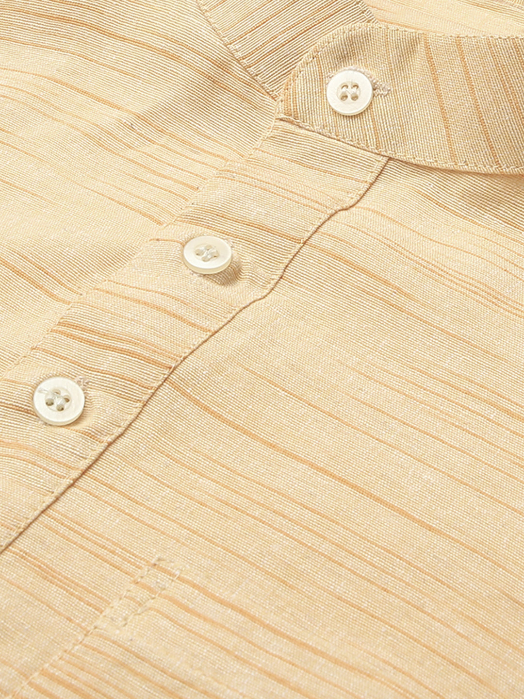 RIAG Men's Beige Cotton Long Ethnic Kurta