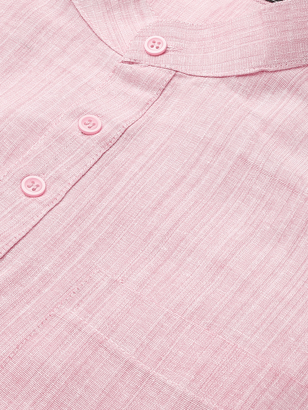 RIAG Men's Pink Cotton Long Ethnic Kurta