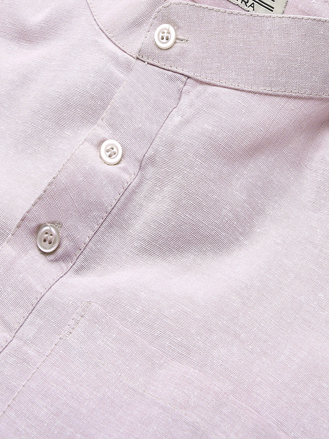 RIAG Men's Purple Cotton Short Ethnic Kurta