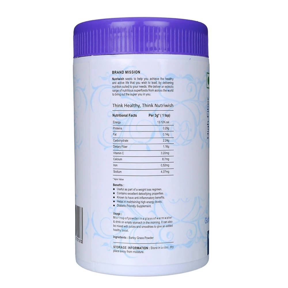 Nutriwish Barley Grass Powder 