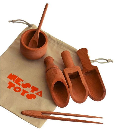 Nesta Toys Sensory Wooden Toys - Beech Wood - Grab2buy