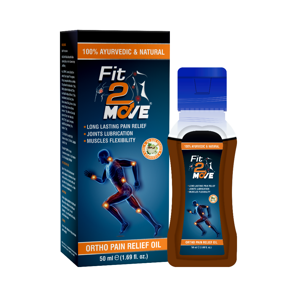 Satya Pharmaceuticals Ayurveda Fit-2 Move Ortho Pain Relief Oil 