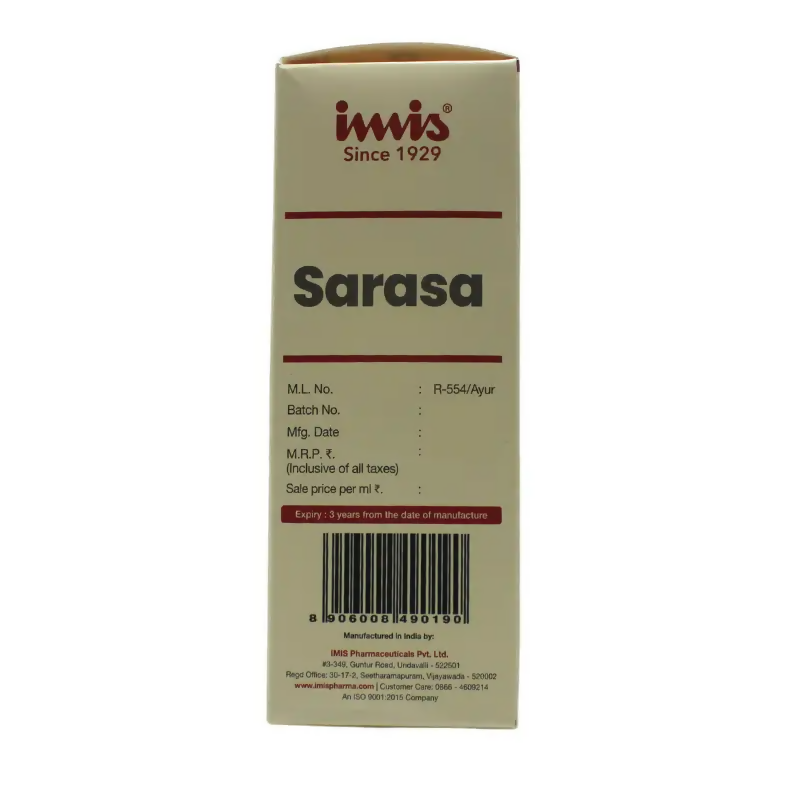 Imis Ayurveda Sarasa Syrup 