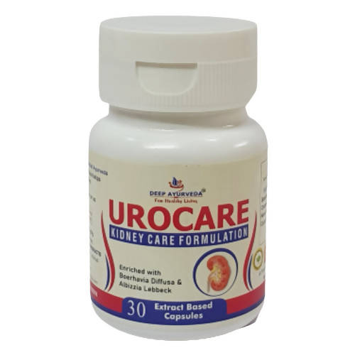 Deep Ayurveda Urocare 500mg Veg Capsules - Grab2buy