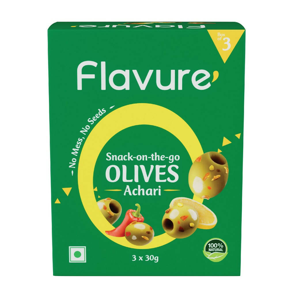 Flavure Snack-On-The-Go Olives Achari 