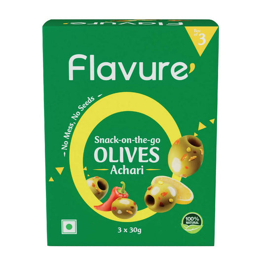 Flavure Snack-On-The-Go Olives Achari 