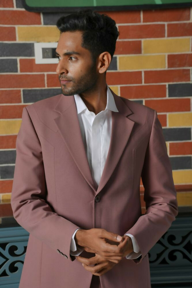 Vienna Mauve Blazer Set – 4-Way Stretch Tailored Suit For Men | Wedding & Party Wear by Hilo Design  Grab2Buy Hilo Design Grab2Buy