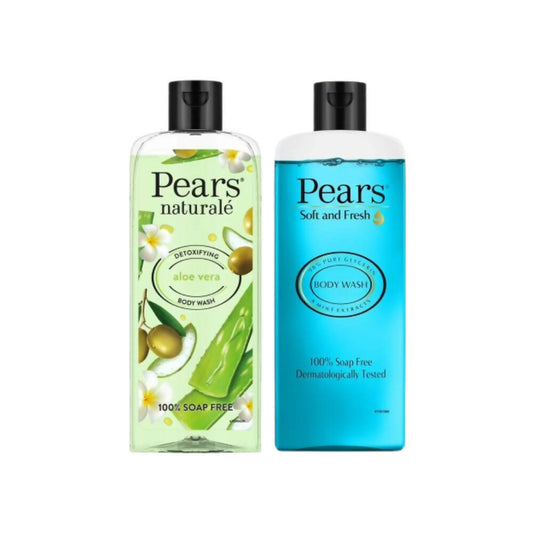 Pears Soft & Fresh And Naturale Detoxifying Aloevera Body Wash Combo - Grab2buy
