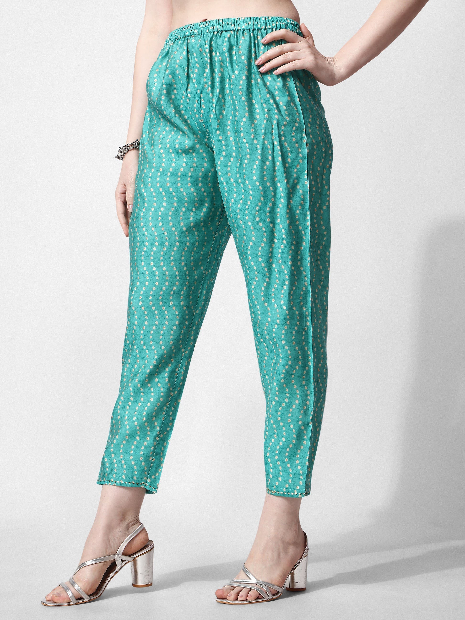 Nayra Cut Embroidered Kurta With Pant, Dupatta & Embroidered Belt Set, Multicolor - Hiral Fashion