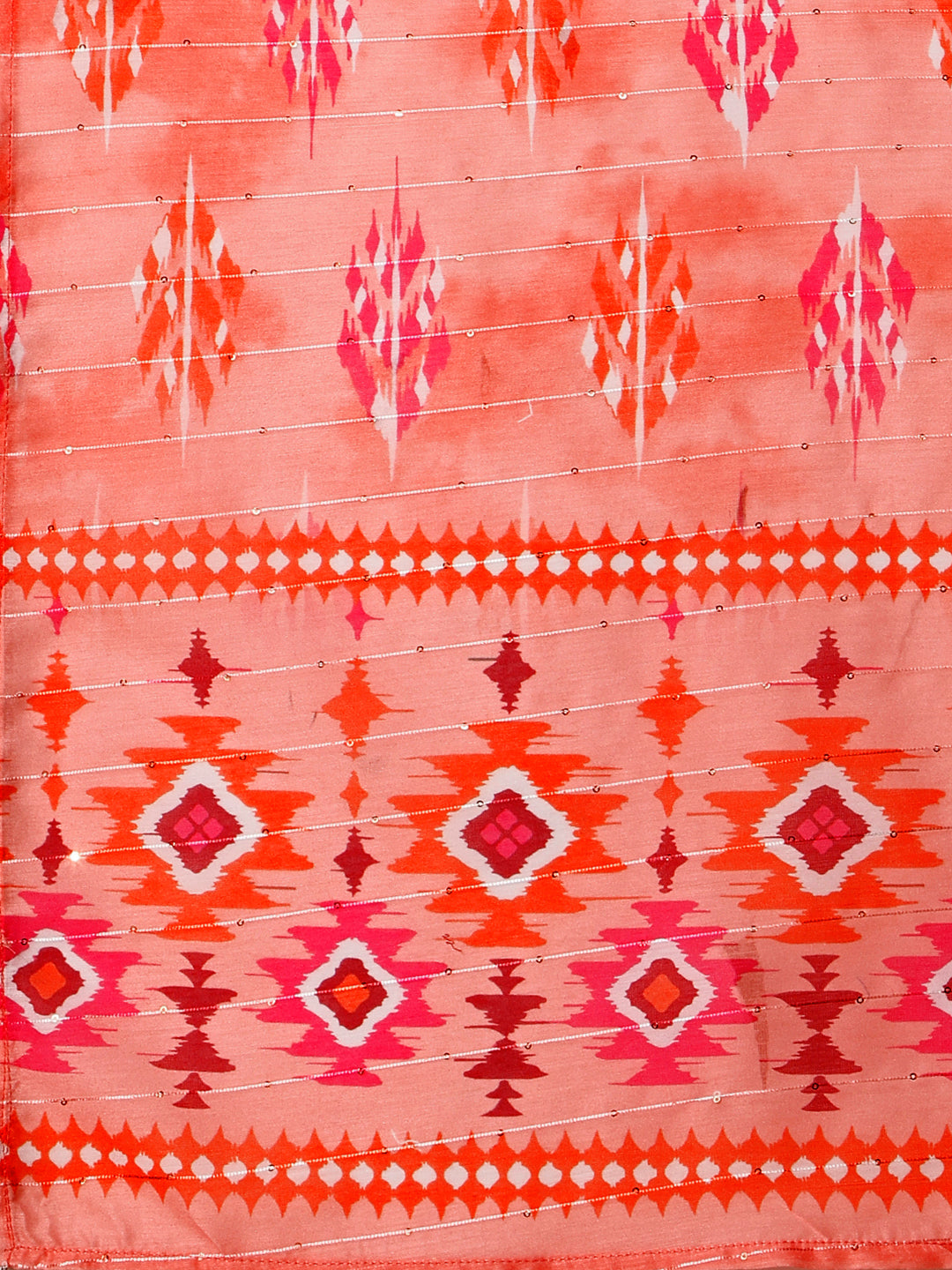 Printed And Embroidered Kurta With Pant And Dupatta Set, Multicolor - Hiral Fashion