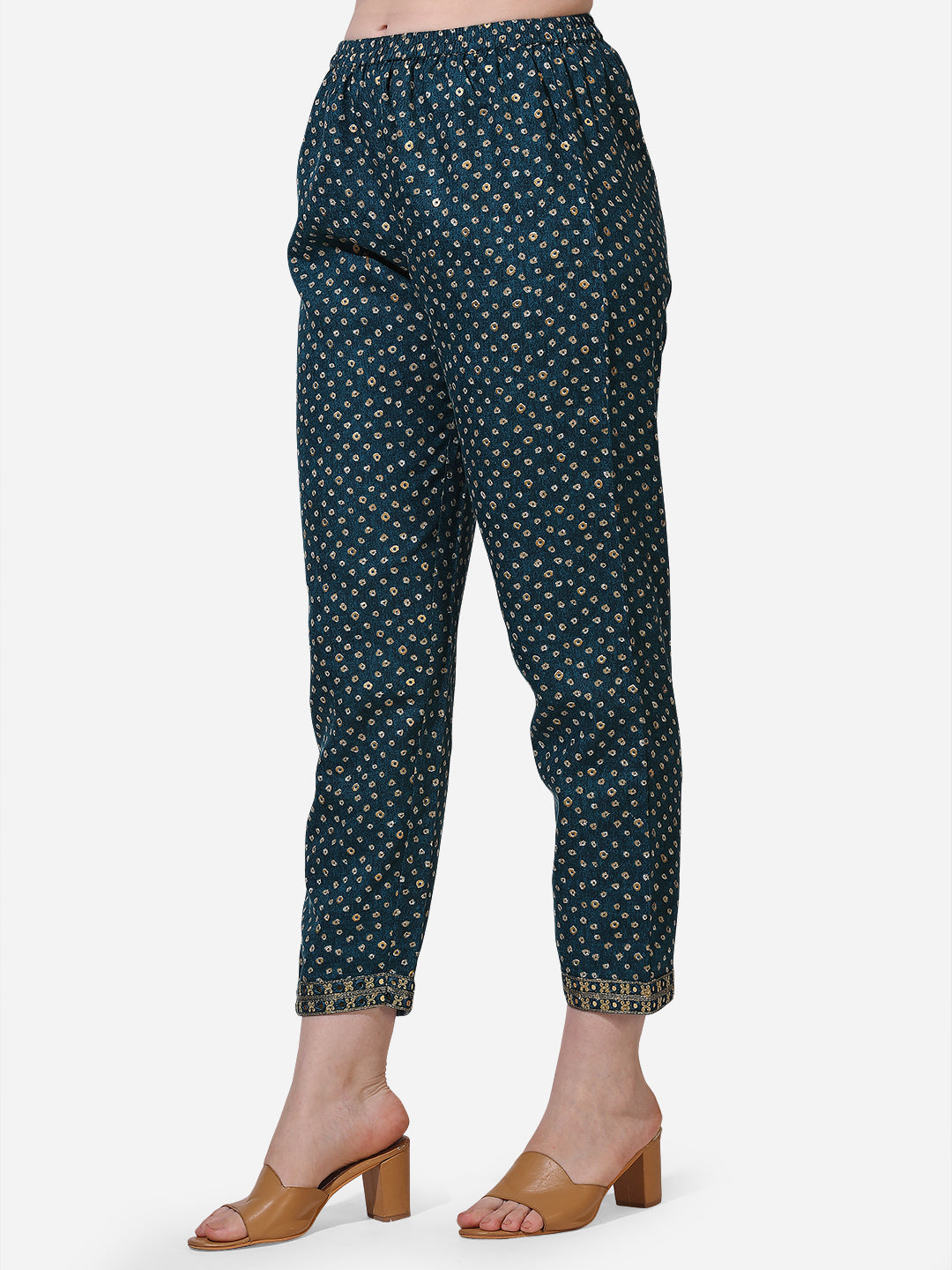Embroidered Kurta With Pant And Dupatta Set, Multicolor - Hiral Fashion