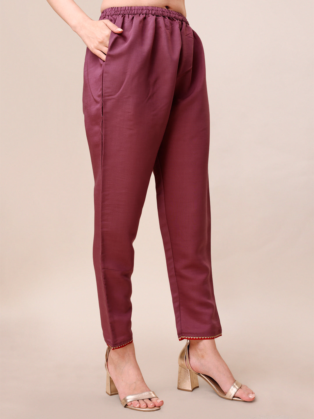 Embroidered Kurta With Pant And Dupatta Set, Multicolor - Hiral Fashion