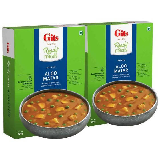 Gits Ready Meals Heat & Eat Aloo Matar - Grab2buy