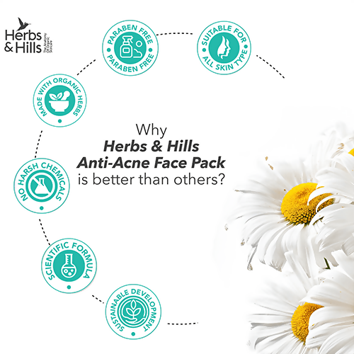 Herbs & Hills Anti Acne Face Pack 