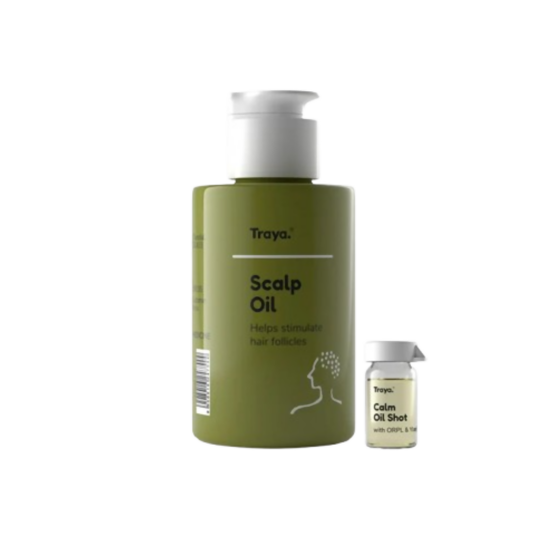 Traya Scalp Oil with Calm Oil Shot  Grab2Buy Traya Grab2Buy