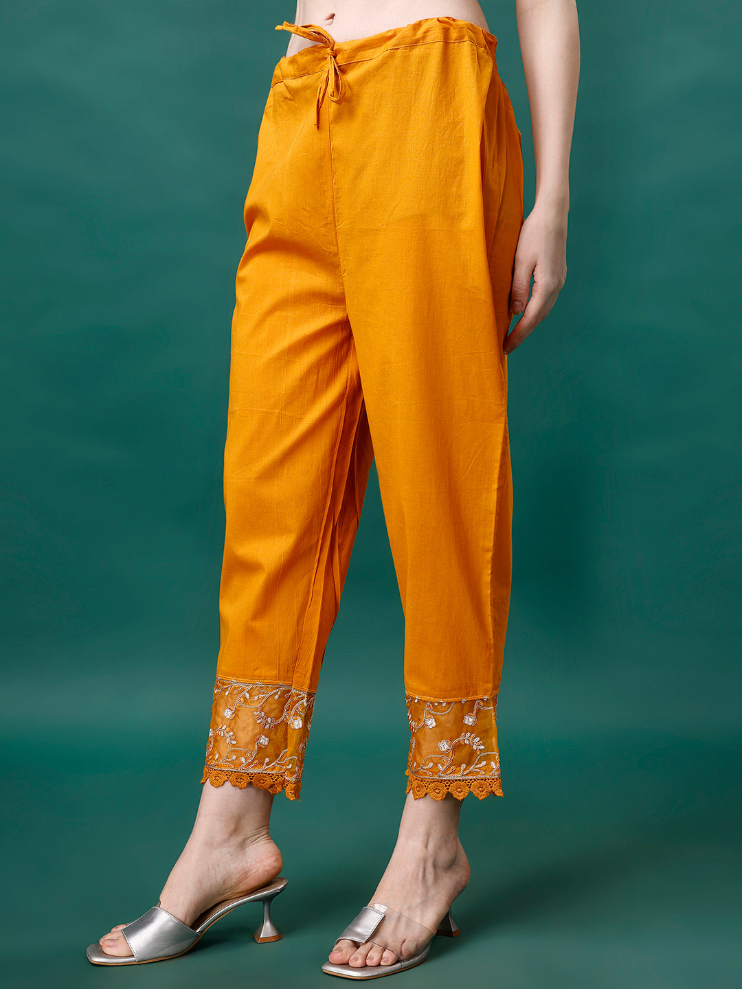 Embroidered Kurta With Pant & Embroidered Printed Dupatta, Multicolor - Hiral Fashion
