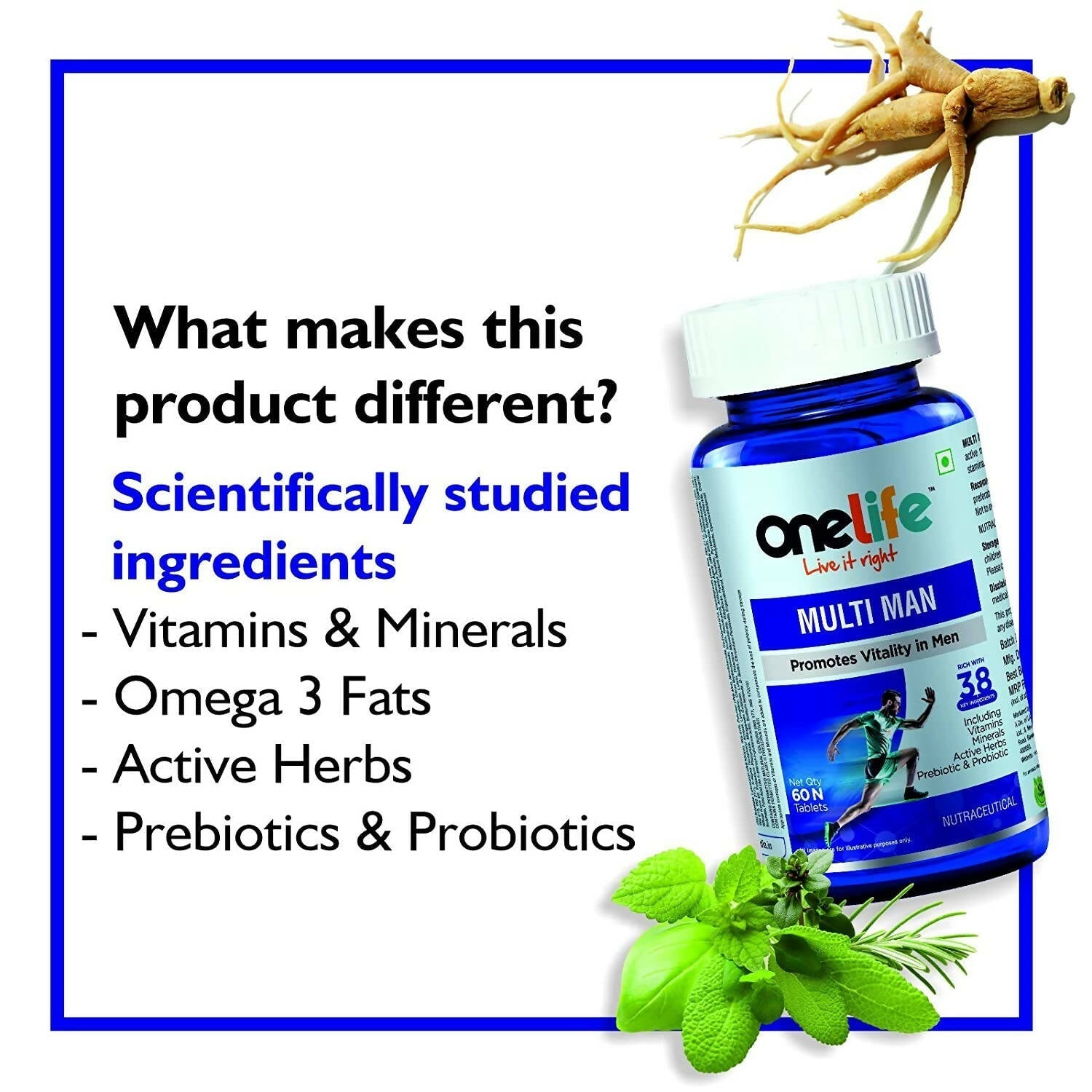 Onelife Multi Vitamin For Men Tablets 